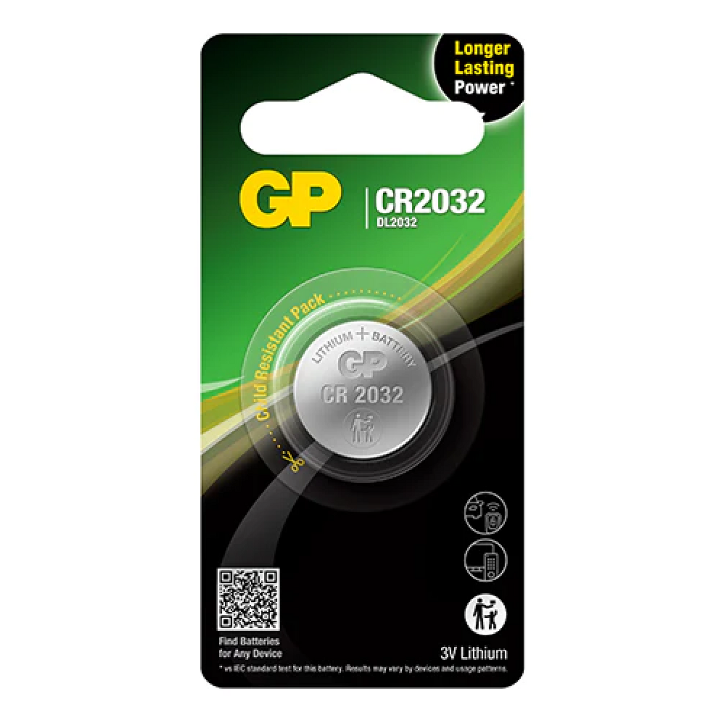 GP CR2032 3V Litio