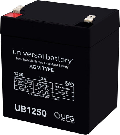 UB1250 12V 5Ah Sealed Lead Acid (AGM)