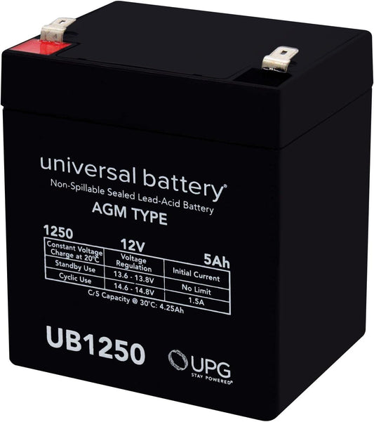 UB1250 12V 5Ah Sealed Lead Acid (AGM)