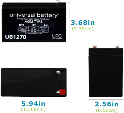 UB1270 12V 7Ah Sealed Lead Acid (AGM)